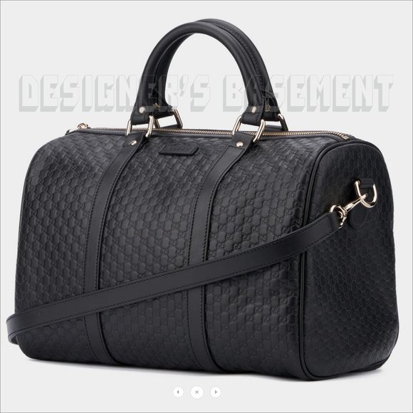 Gucci Black Textured Shoulder Bag - Picture 2 of 13